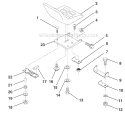 Part Location Diagram of 121251X Husqvarna Foam Strip